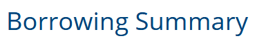 Borrowing summary header image